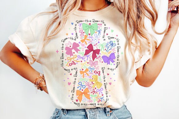 Christian Easter Cross Coquette PNG