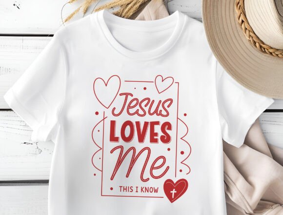 Retro Love Like Jesus SVG & Coquette PNG T-Shirt Designs
