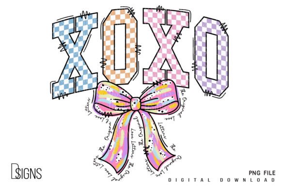 Xoxo Easter Christian Bow Sublimation T-Shirt Designs